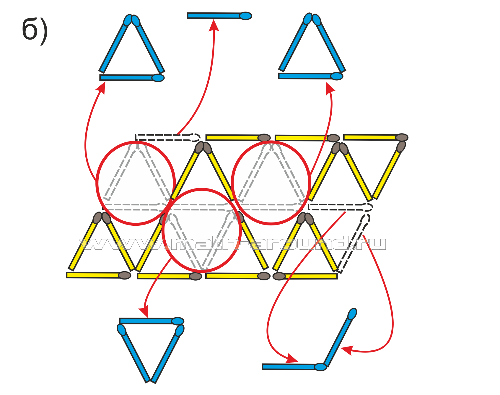 Геометрия и спички+спираль